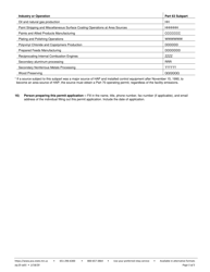 Form RP-01 &quot;Registration Permit Facility Information&quot; - Minnesota, Page 5