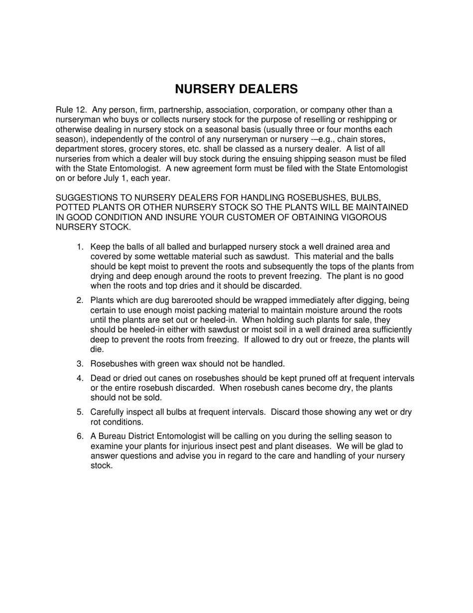 Agreement for Mississippi Nursery Dealer - Mississippi, Page 2