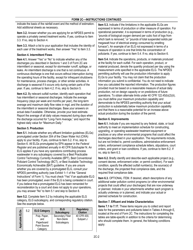 NPDES Form 2C (EPA Form 3510-2C) Application for Npdes Permit to Discharge Wastewater Existing Manufacturing, Commercial, Mining, and Silviculture Operations, Page 4