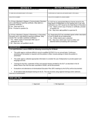 Form MO500-2087 Speech Implementer Model Application - Missouri, Page 2