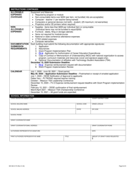 Form MO500-3175 Request for Grant Award (Rfga) Application - Missouri, Page 2
