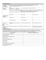 Form MO780-2843 Volkswagen Trust Government Truck Program Application - Missouri, Page 2