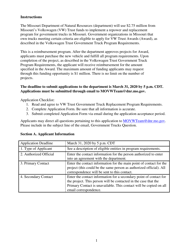 Form MO780-2843 Volkswagen Trust Government Truck Program Application - Missouri, Page 3