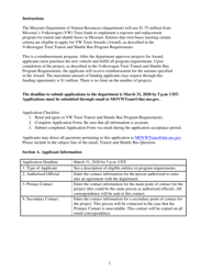Form MO780-2842 Volkswagen Trust Transit and Shuttle Bus Program Application - Missouri, Page 3