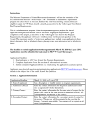 Form MO780-2892 Volkswagen Trust School Bus Program Application - Missouri, Page 4