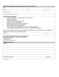Form MO780-2013 Missouri Certified Home Energy Auditor Application - Training Institution - Missouri, Page 2