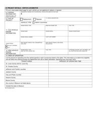 Form MO780-2884 Volkswagen Trust Locomotive and Marine Program Application - Missouri, Page 2