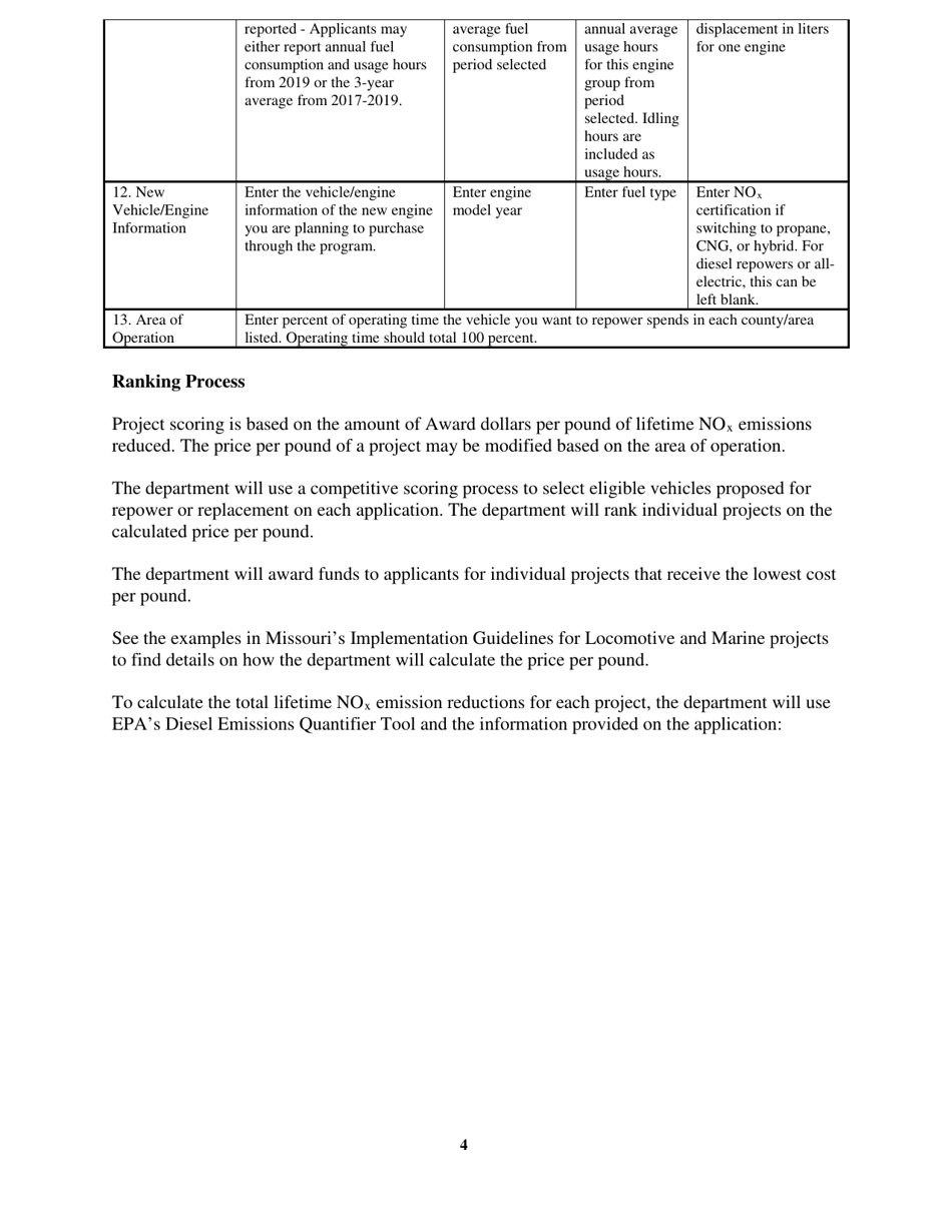 Form MO780-2884 Volkswagen Trust Locomotive and Marine Program Application - Missouri, Page 7