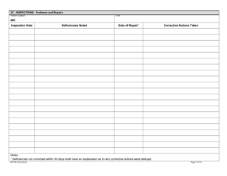 Form MO780-2153 Cafo Record Keeping Forms Checklist - Missouri, Page 11
