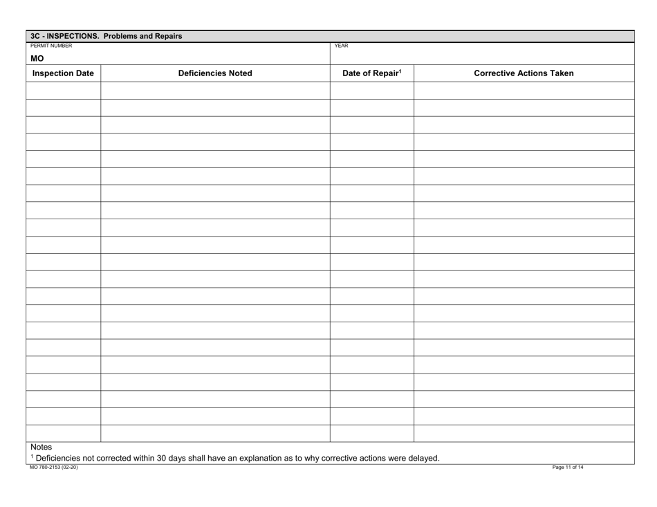 Form MO780-2153 - Fill Out, Sign Online and Download Printable PDF ...