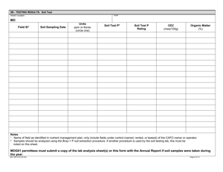 Form MO780-2153 Cafo Record Keeping Forms Checklist - Missouri, Page 8