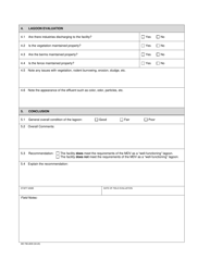 Form MO780-2835 &quot;Multiple Discharger Variance (Mdv) Engineering Field Evaluation Form&quot; - Missouri, Page 2