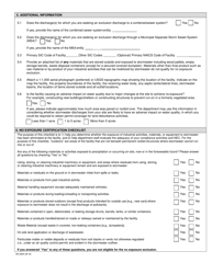 Form 780-2828 No Exposure Certification for Exclusion From Npdes Stormwater Permitting Under Missouri Clean Water Law - Missouri, Page 2