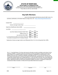 Document preview: Buy-Safe Montana - Montana