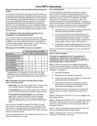 Form AEPC Alternative Energy Production Credit - Montana, Page 3