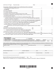 Form CIT Montana Corporate Income Tax Return - Montana, Page 4