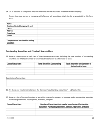 Form SODD Seller Offering Disclosure Document - Nebraska, Page 11