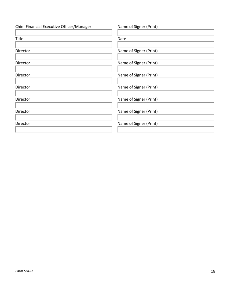 Form SODD Seller Offering Disclosure Document - Nebraska, Page 19