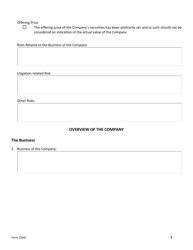 Form SODD Seller Offering Disclosure Document - Nebraska, Page 5