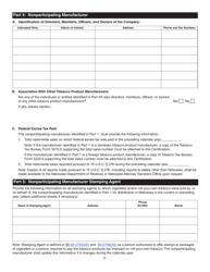Form 55B Tobacco Product Manufacturer&#039;s Certification - Nebraska, Page 6