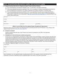 Form 55B Tobacco Product Manufacturer&#039;s Certification - Nebraska, Page 7