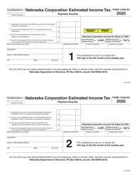 Form 1120N-ES Nebraska Corporation Estimated Income Tax Payment Voucher - Nebraska, Page 5