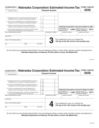 Form 1120N-ES Nebraska Corporation Estimated Income Tax Payment Voucher - Nebraska, Page 6