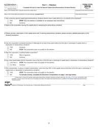 Form 4797N Special Capital Gains/Extraordinary Dividend Election and Computation - Nebraska, Page 2