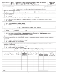 Form 4797N Special Capital Gains/Extraordinary Dividend Election and Computation - Nebraska, Page 3