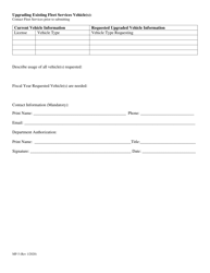 Form MP-5 Request for Long Term Assigned Vehicle - Nevada, Page 2