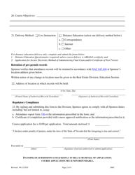 Form 560C Property Management Pre-permit Education Course Application - Nevada, Page 2