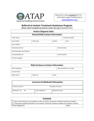 Document preview: Atap Referral Form - Nevada