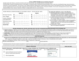 Senior Rx/Disability Rx Application - Nevada, Page 2