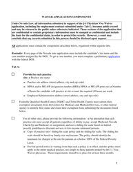 Instructions for Nevada J-1 Physician Visa Waiver Application - Nevada, Page 4