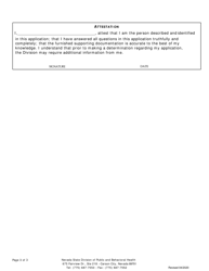 Radiation Control Program Rural Authorization Application - Nevada, Page 3