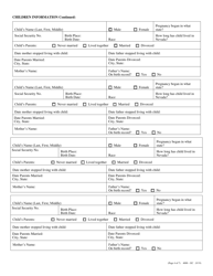 Form 4000-EC Application for Child Support Services - Nevada, Page 4