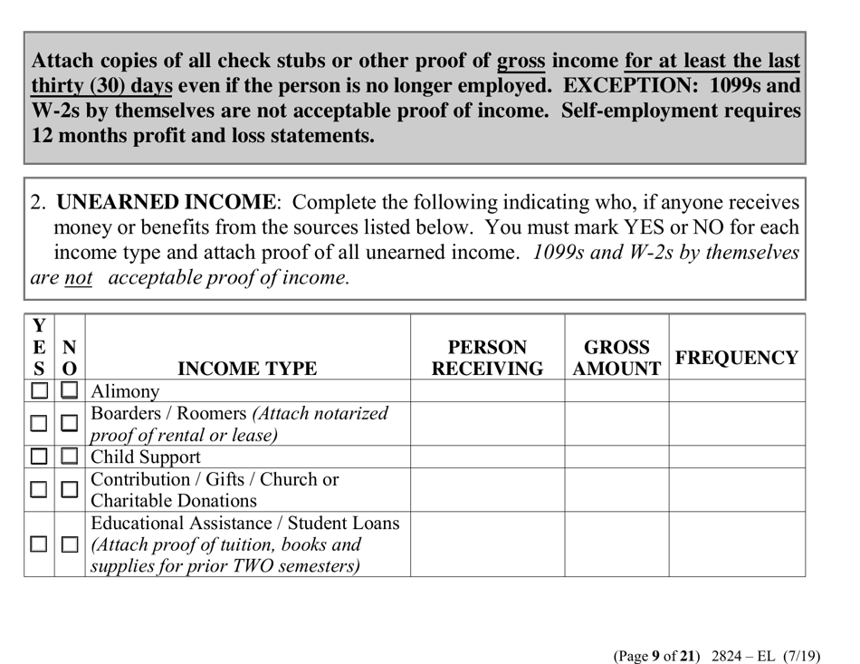 Form 2824-EL LP Energy Assistance Application (Vision Impaired) - Nevada, Page 17