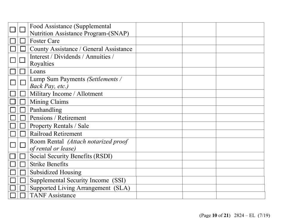 Form 2824-EL LP Energy Assistance Application (Vision Impaired) - Nevada, Page 18