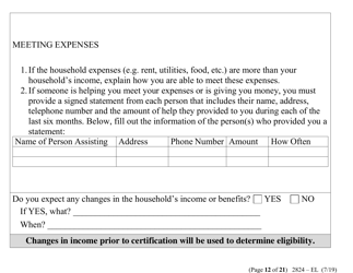 Form 2824-EL LP Energy Assistance Application (Vision Impaired) - Nevada, Page 20