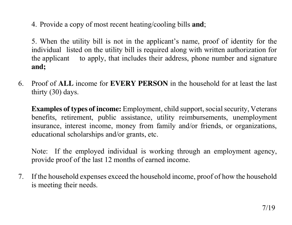 Form 2824-EL LP Energy Assistance Application (Vision Impaired) - Nevada, Page 2