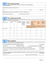 Form 2990-EM Application for Presumptive Eligibility for Medicaid - Nevada, Page 2