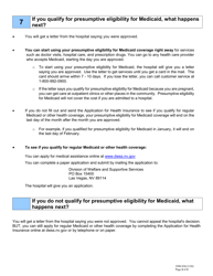 Form 2990-EM Application for Presumptive Eligibility for Medicaid - Nevada, Page 4