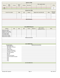 Weatherization Audit/Inspection Form (Stick-Built Homes) - Iowa, Page 10