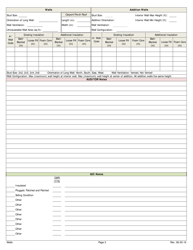 Weatherization Audit/Inspection Form (Manufactured Homes) - Iowa, Page 3