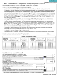 Form RC269 Employee Contributions to a Foreign Pension Plan or Social Security Arrangement - Non-united States Plans or Arrangements - Canada, Page 2
