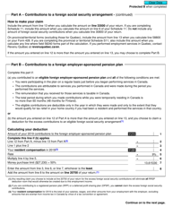 Form RC269 Employee Contributions to a Foreign Pension Plan or Social Security Arrangement - Non-united States Plans or Arrangements - Canada, Page 3