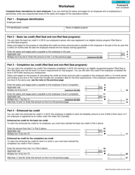 Form T1014-2 British Columbia Shipbuilding and Ship Repair Industry Tax Credit (Employers) - Canada, Page 2