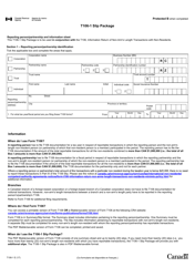 Form T106-1 Slip Package - Canada