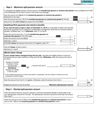 Form T1032 Joint Election to Split Pension Income - Canada, Page 2