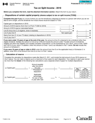 Form T1206 Tax on Split Income - Canada, Page 6